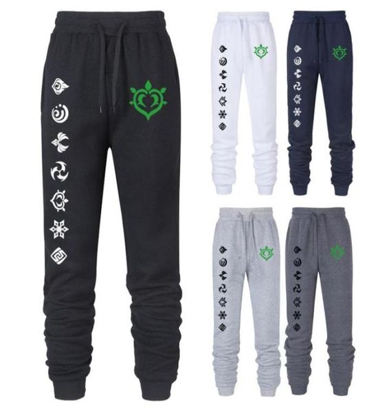 

men039s pants genshin impact game print sportswear dendro streetwear running sport casual jogging sweatpants for men women unis9436259, Black