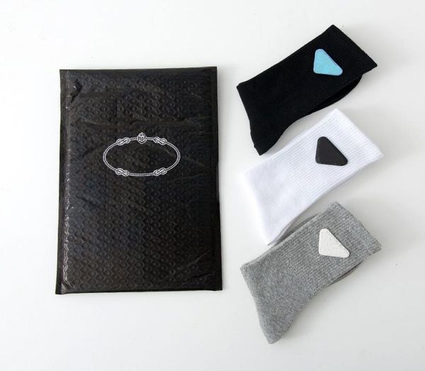 

designers mens womens socks five brands luxe sports winter mesh letter geometry printed sock cotton man femal socks with2689374, Black