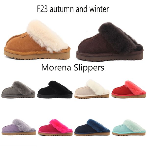 

boots designer tasman slippers chestnut fur slides sheepskin shearling mules women men ultra mini platform shoes suede comfort fall winter u, Black