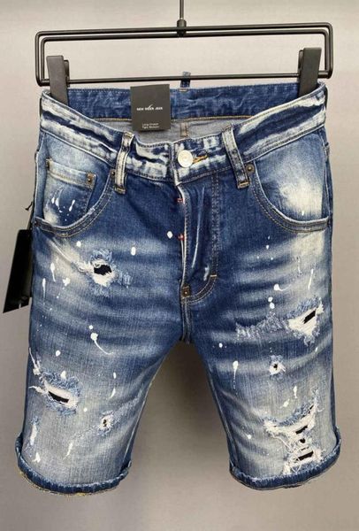 

italian european and american fashion men039s casual jean shorts highgrade washing pure hand grinding quality optimization 6728046, Blue