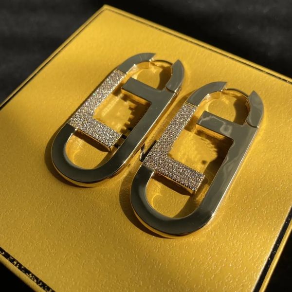

2023 pendant designer letter stud earrings luxury brand women earrings suitable for wedding party jewelry accessories3, Golden