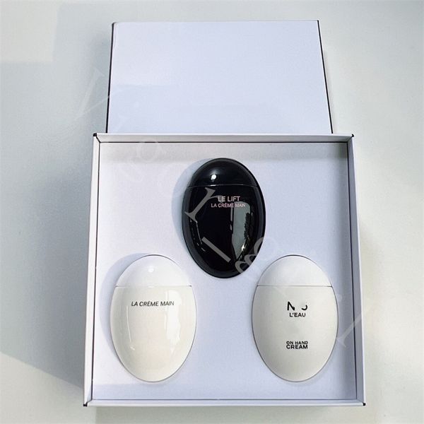 

new other makeup set hand care cream egg set for girl 2 style white black n 5 color le lift la creme main on hand cream 50ml*3pcs/set with g