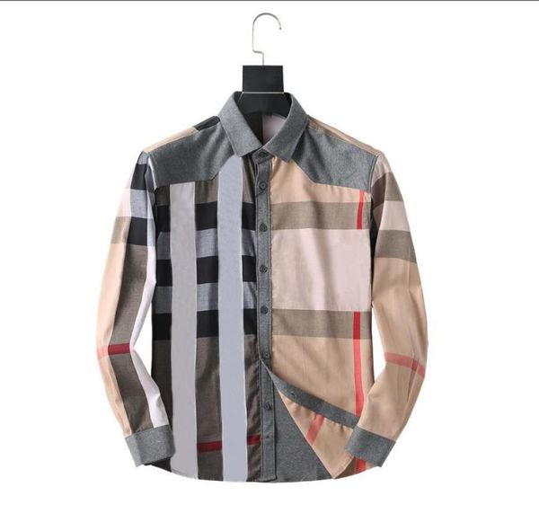 

2022 famous designer men039s fashion casual business shirt social cocktail brand most fashionable slimming clothes in spring an4101753, White;black