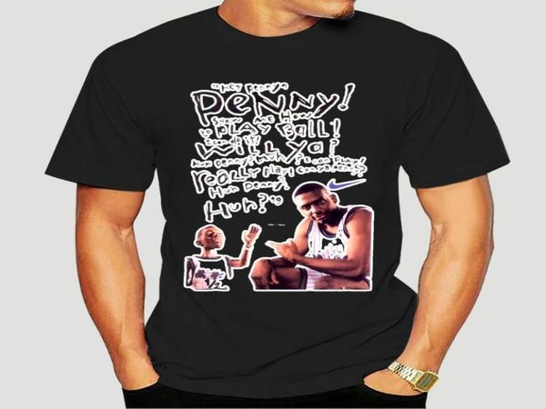 

men039s tshirts rare arfernee hardaway hey penny t shirt usa 7043x8065353, White;black