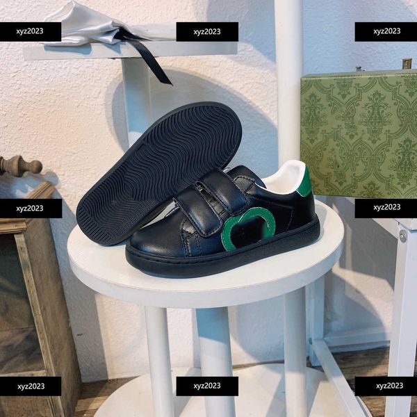 

23ss kids casual shoe child sneakers baby spring combined letters new arrival rubber box protection shipment children's size 23-35, Black;red