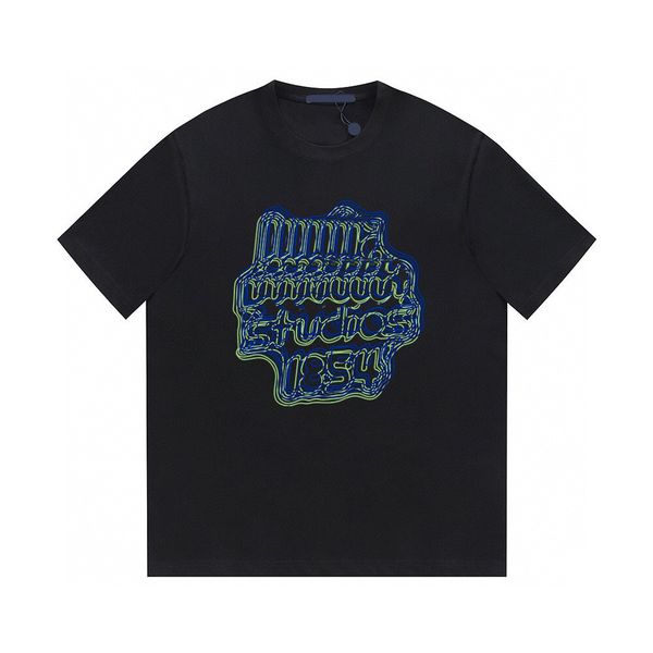 

men's plus tees & polos round neck embroidered and printed polar style summer wear with street pure cotton f22rfr, Black;brown