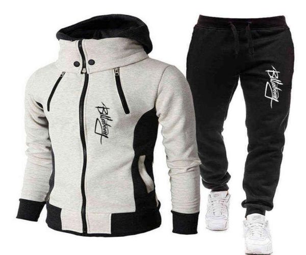 

men039s tracksuits men039s tracksuit fleece hoodie and sweatpant sportswear harajuku style casual streetwear 202362200, Gray