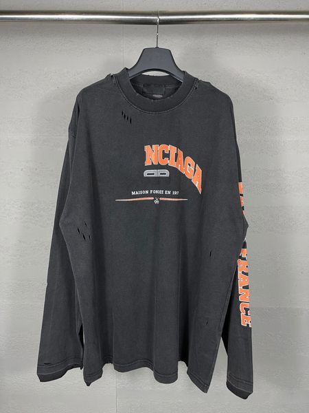 

men's plus tees & polos round neck embroidered and printed polar style summer wear with street pure cotton t-shirts 240, Black