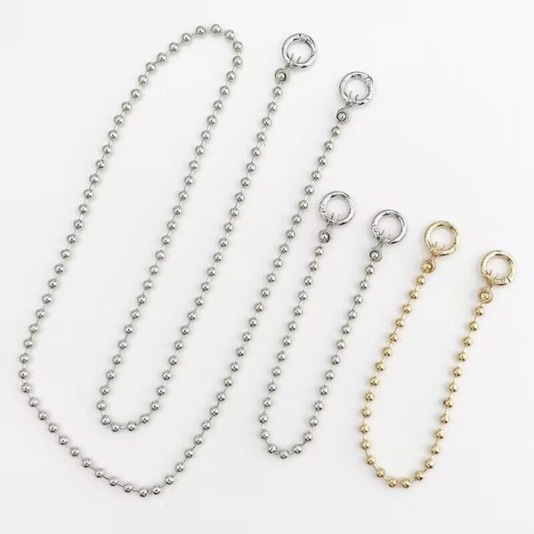 

necklace extenders, 10pcs stainless steel gold silver necklace bracelet anklet extension chains with lobster clasps and closures for jewelry