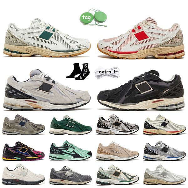 

1906 women mens 1906d protection pack running shoes 1906r castlerock dore green on rain cloud eclipse true red black suede athletic jogging
