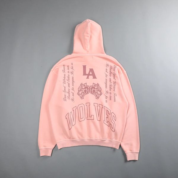 

men's hoodies sweatshirts darc sport los angeles print pink autunm winter fleece men's hoodies hip hop streetwear cotton hooded co, Black