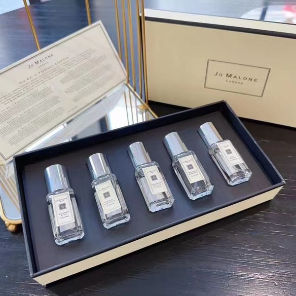 

set spray perfume 5pcs set jo malone london 5 smell type candles cologne fragrance parfum set ship