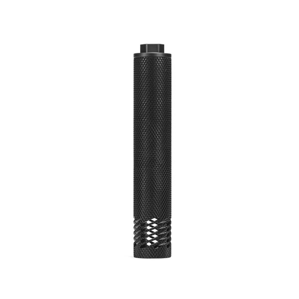 

5.8"l 1.05"od aluminum solvent trap fuel filter sleeve with 3-lug muzzle brake quick detach qd adapter tri lug mount flash hider s