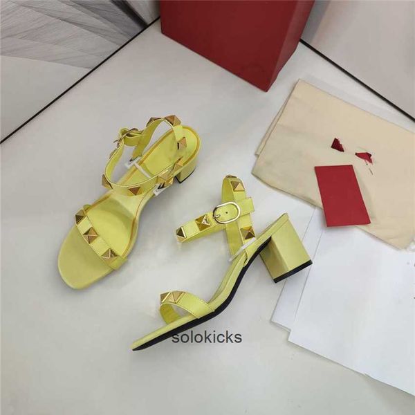 

slippers valentinolies fashion casual sandals luxury design 01-015 women high party heel leather letter wedding, Black