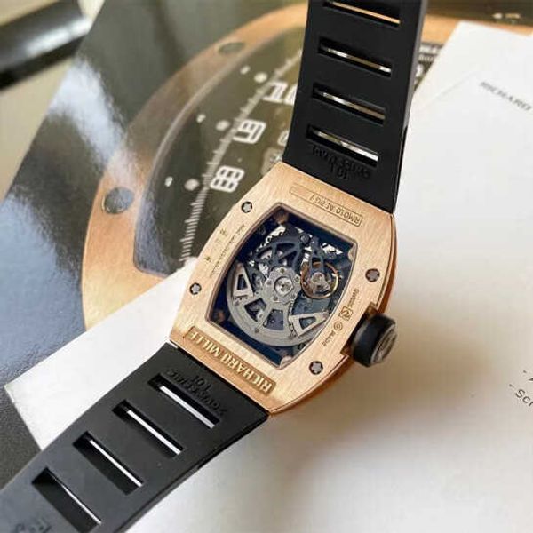 

luxury rm dress wrist watch richardmille casual wristwatches series 18k rose gold machine rm010 48x39mm yi-6ejk yi-hgllyi-tgiy