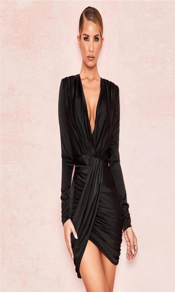 

casual dresses dress women puff sleeve black hollow bandage waist backless pink solid turtleneck mini vestido7700220, Black;gray