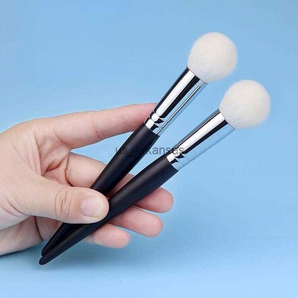 

makeup brushes 1pcs goat hair blush brush stippling makeup brush cosmetic powder natural blooming blusher highlighter contour brushes hkd230