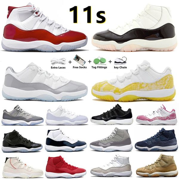 

jupman 11 cherry 11s men basketball shoes neapolitan citrus bred dmp cool grey midnight navy gement grey pink yellow snakeskin pure violet w