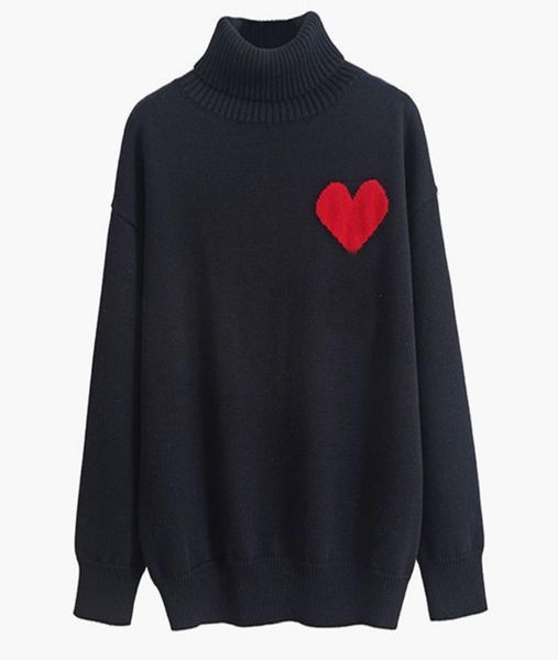 

sss sweater man for woman knit high collar love a womens fashion letter black long sleeve clothes pullover oversized 20ss3946490, White;black