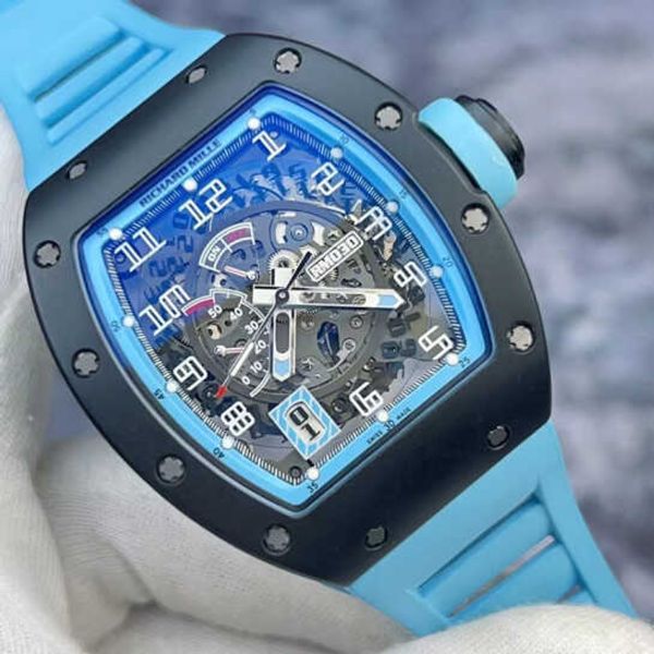

richardmille mechanical wrist watch rm series watch pilot wristwatches rm030 argentina limited 30 carbon material 42x50mm date mobile storag