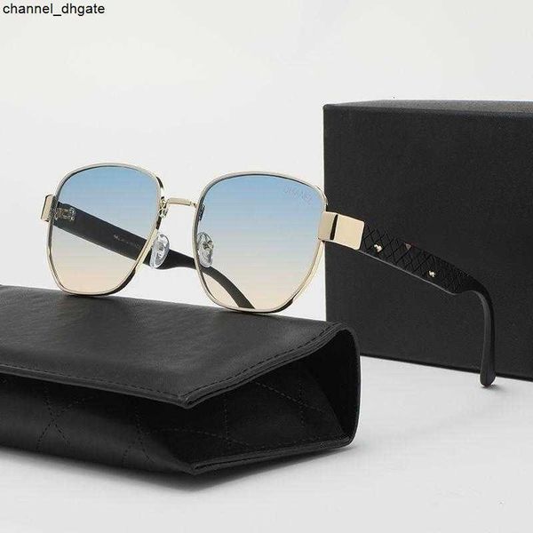 

new fashion 0527 channel sunglasses polygonal british men's and women's fashion sunglasses street shooting tourism anti glare glas, White;black