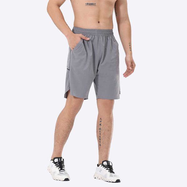 

lulu align sports shorts men's elastic force yoga shorts summer quick-drying breathable running training fitness shorts lemons, White;black