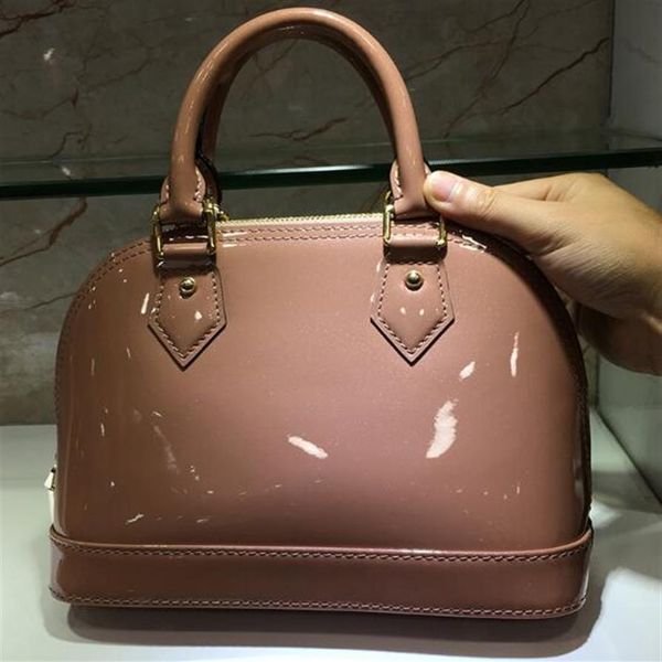 

classic shell bag damier patent leather grid handbags shoulder bags women canvas crossbody purse evening shopping tote299n