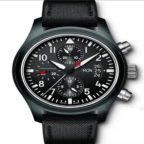 

2020 new fashion mechanical men's stainless steel automatic movement watch mens self-wind watches wristwatches black fabric i247f, Slivery;brown