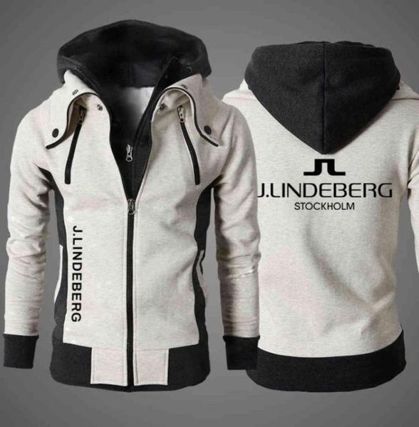 

j lindeberg golf men039s clothing outdoor sweatshirt casual male jacket fleece hoodies quality sportwear harajuku outwear 211101906739, Black