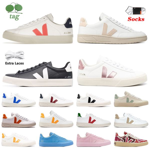 

chromeleather designer casual shoes veja womens esplar sneakers vejas campo v- cwl recife low matcha white black pink red platform flat me