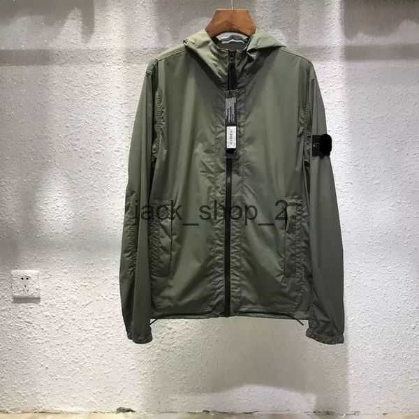 

outerwear designer badges zipper shirt jacket loose style spring autumn mens oxford breathable portable high street stones island clothing j, Black;brown