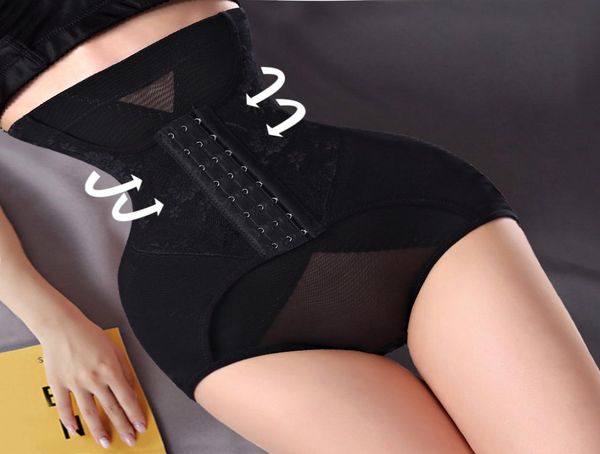

waist trainer slimming underwear body shapewear women high waist panties tummy control bulift pulling corset reducing shaper7534201, Black;white