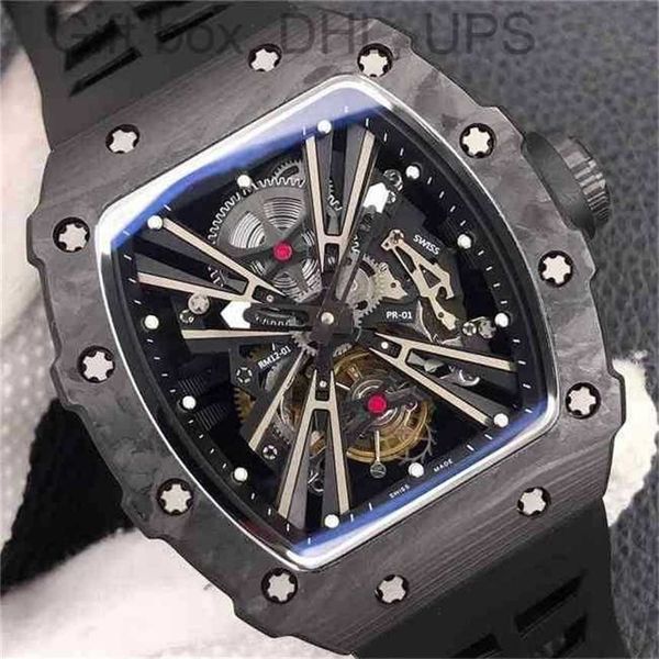 

superclone active tourbillon watches wristwatch designer watch swiss standard tourbillon movement rm12-01 rm53-01 rm68-01 titanium ceramic c, Slivery;brown
