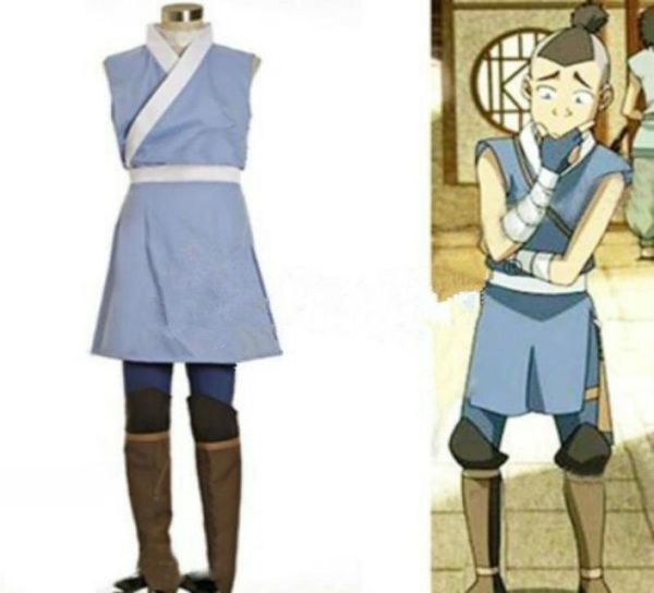

custom made avatar the last airbender costume sokka halloween cosplay cost75308977791911, Black;red