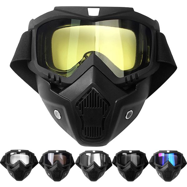 

ski goggles airsoft full face mask cycling motocross sunglasses snowboard eyewear tactical helmet motorcycle glasses 230821