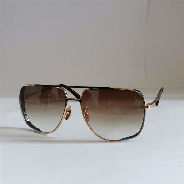 

runway midnight sunglasses for men gold brown gradient men special sun shases vintage glasses eye wear with box2944, White;black
