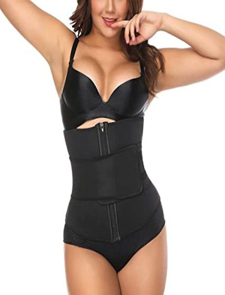 

slimmkiss women shaper latex waist training cincher underbust corset body high compression trainer black lingerie8278826, Black;white