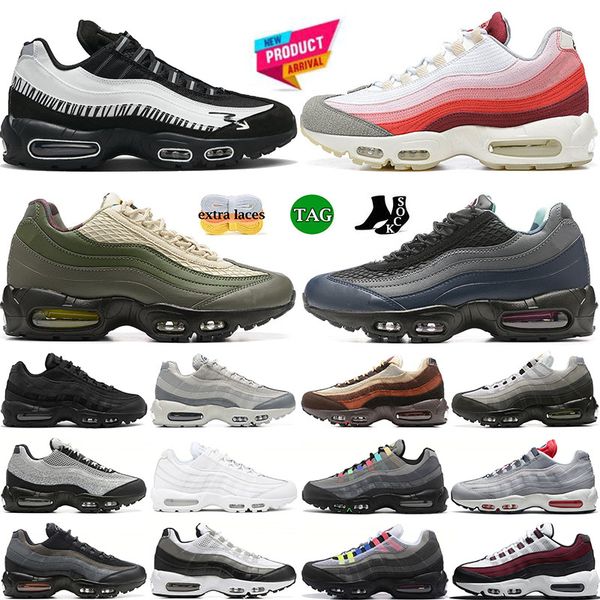 

men new 95 95s running shoes sneaker aegean storm sequoia pink beam triple white black michigan midnight navy cool grey obsidian trainers sp