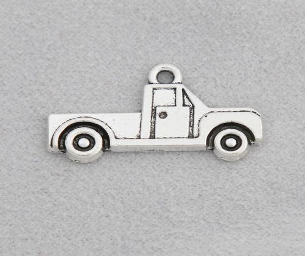 

antique silver color single side alloy truck car charms camp car charms 1426mm 100pcs aac18541796394, Bronze;silver