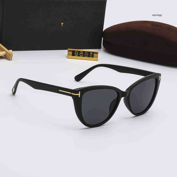 

sun strong sunglasses 1658 women's glasses protection new sunglasses uv protection tom-fords light advanced, White;black