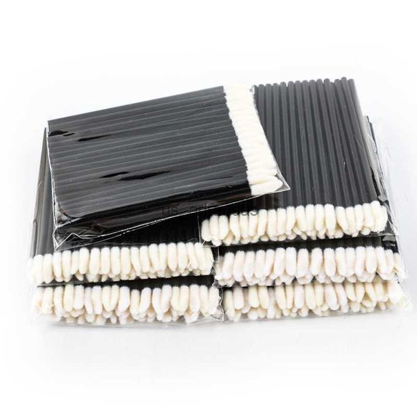 

makeup brushes 50/500/1000pcs diposable lip brush makeup mascara wands lipstick micro brushes applicators cleaner for eyelash extension hkd2