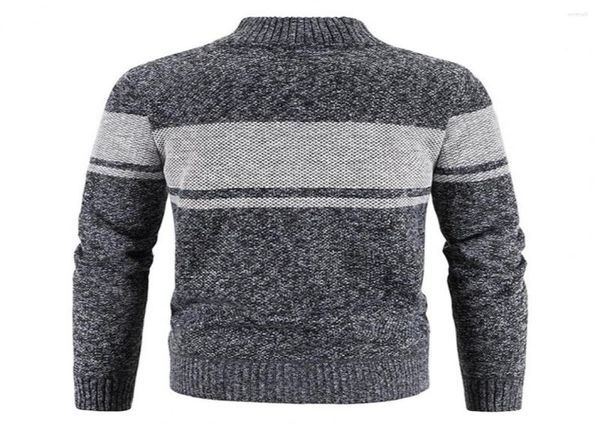 

men039s sweaters antipilling stylish wearresistant color matching men sweater jacket stand collar winter zipper for work3740594, White;black