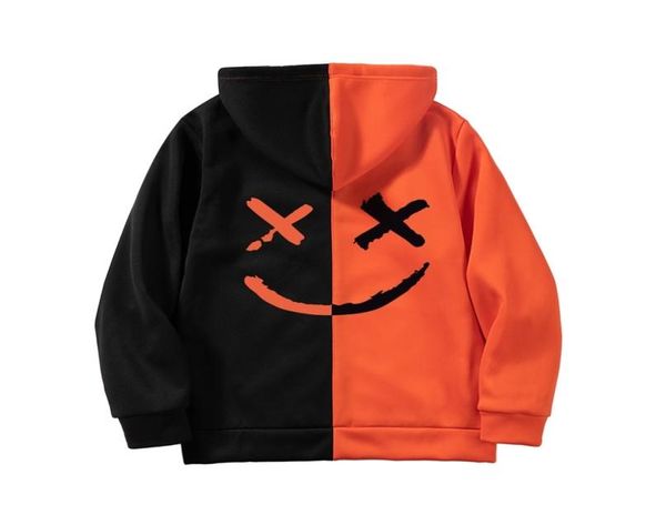 

men sweatshirts casual cardigan harajuku hip hop hoodies male printing streetwear mens zipper patchwork outwear coat clothes t20064296899, Black