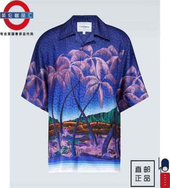 

british 3 mennew printed silk shirt london 38jv295l012348942944, White;black