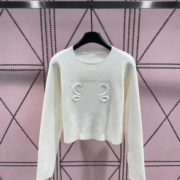 

womens sweaters designer knitting pullover relief letters knitted winter autumn clothing sweater vest tank s-l204f, White;black