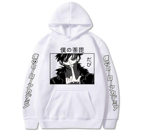 

japanese anime dabi boku no my hero academia hoodie cool cartoon sad boy print streetwear fashion oversized sweatshirts y085238219, Black