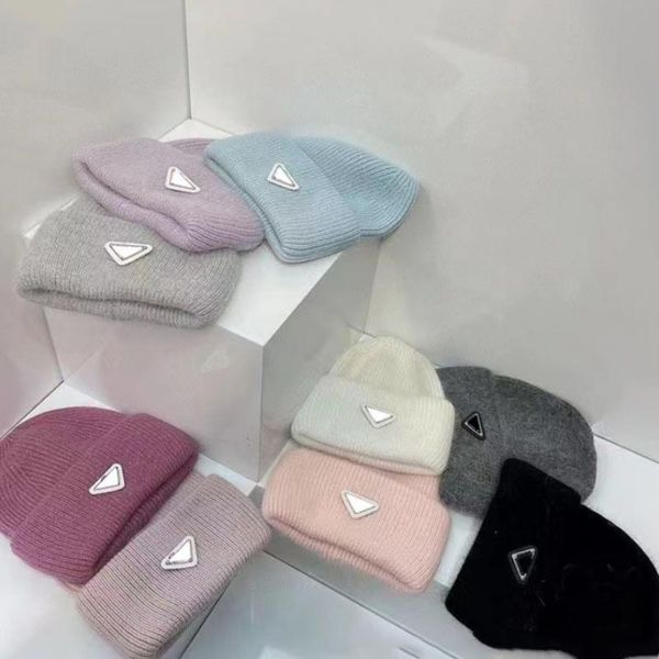 

designer beanie hats designers women fall winter hat p home inverted triangle rabbit velvet knitted hat female pullover wool hat casual warm, Blue;gray