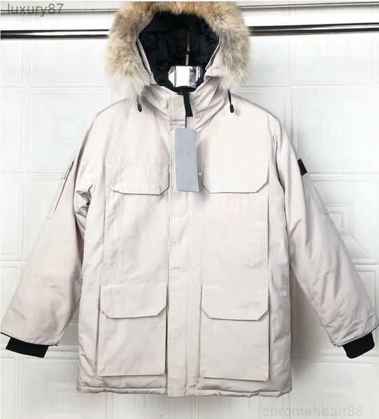 

designer jacket comfortable soft down waterproof breathable softshell outdoors sports coats canadian goose thicken windproof outerwearjyoxov, Black