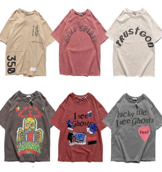 

kanye039s t shirt sunday limited service commemoration oversize loose short sleeve shirts2670424, White;black