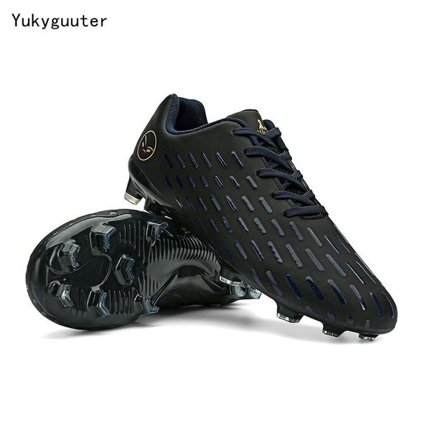 

dress shoes men soccer shoes children football boots sneakers futsal training shoes kids male soccer boots eu size 32-45 230818, Black